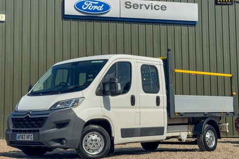 Citroen Relay Crew Cab Dropside LWB L3 Enterprise Air Con Tow Bar EURO 6