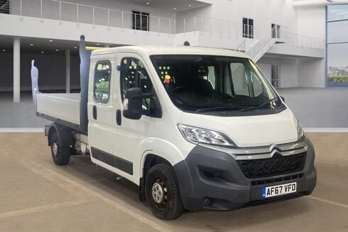 Citroen Relay Crew Cab Dropside LWB L3 Enterprise Air Con Tow Bar EURO 6