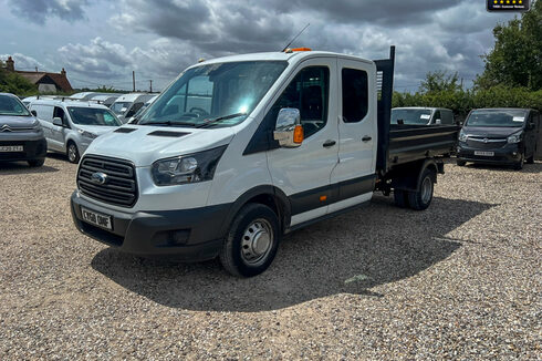 Ford Transit Tipper (SOLD) Crew Cab 350 LWB L3 Tow Bar EURO 6 NO VAT