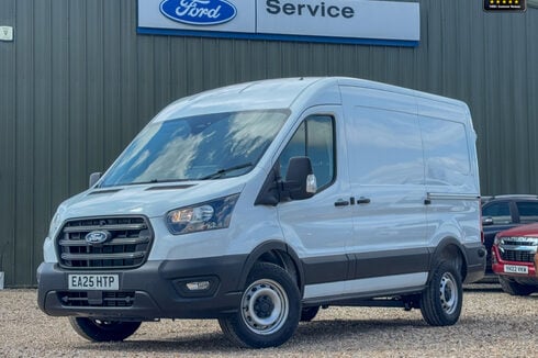 Ford Transit MWB L2H2 Medium Roof 350 Leader Air Con Nav Sensors EURO 6