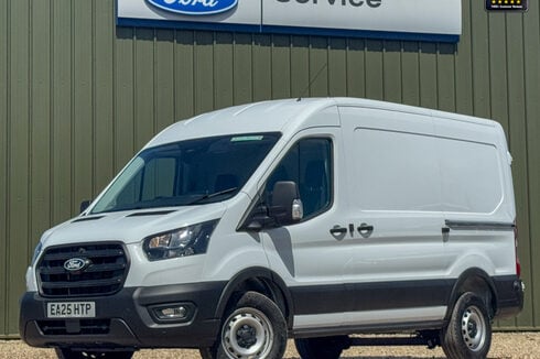 Ford Transit MWB L2H2 Medium Roof 350 Leader Air Con Nav Sensors EURO 6