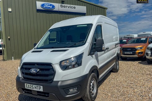 Ford Transit MWB L2H2 Medium Roof 350 Leader Air Con Nav Sensors EURO 6