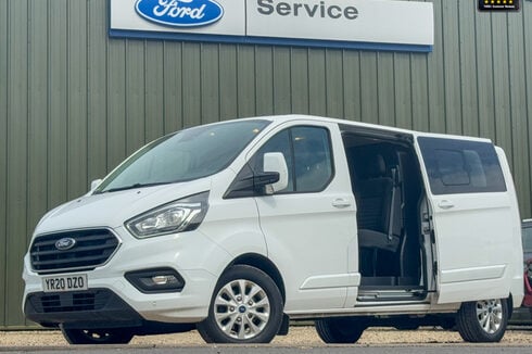 Ford Transit Custom Crew Cab AUTO LWB L2H1 320 Limited Alloys Air Con Sensors EURO 6