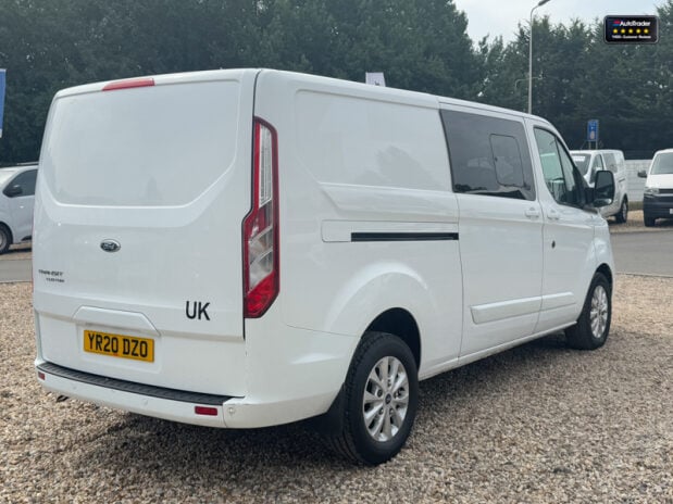 Ford Transit Custom Crew Cab AUTO LWB L2H1 320 Limited Alloys Air Con Sensors EURO 6 7