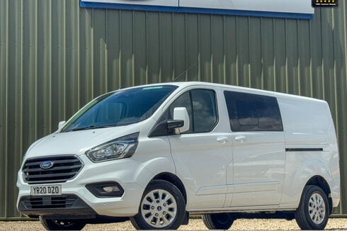 Ford Transit Custom Crew Cab AUTO LWB L2H1 320 Limited Alloys Air Con Sensors EURO 6
