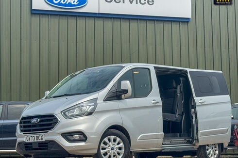 Ford Transit Custom Crew Cab SWB L1H1 AUTO 300 Limited Air Con Cam Sensors EURO 6 NO VAT