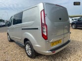 Ford Transit Custom Crew Cab SWB L1H1 AUTO 300 Limited Air Con Cam Sensors EURO 6 NO VAT 11