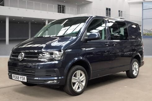 Volkswagen Transporter Crew Cab AUTO SWB L1H1 Air Con Cam Sensors Kombi Highline EURO 6 NO VAT