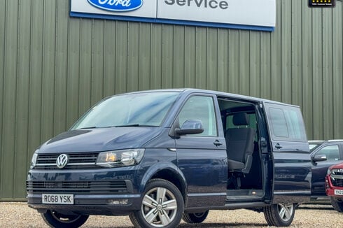 Volkswagen Transporter Crew Cab AUTO SWB L1H1 Air Con Cam Sensors Kombi H
