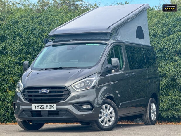 Ford Transit Custom Nugget Camper Auto Camera 4 Berth 4 Belts Kitchen Pop Top EURO 6 1