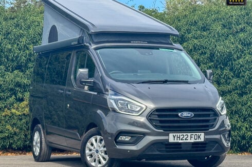 Ford Transit Custom Nugget Camper Auto Camera 4 Berth 4 Belts Kitchen Pop Top EURO 6