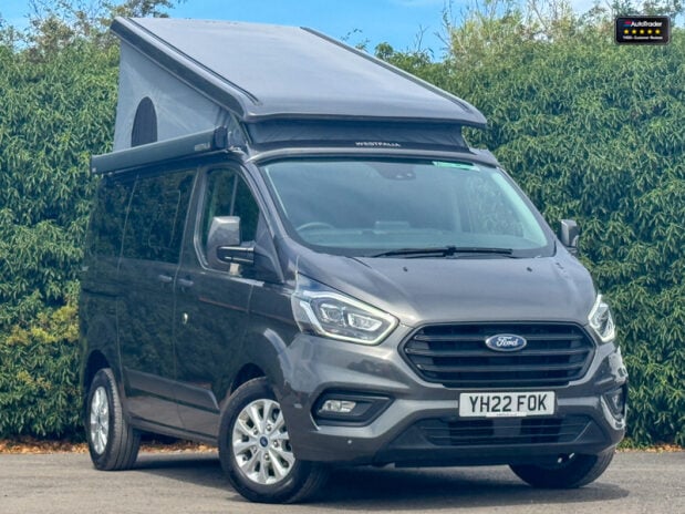 Ford Transit Custom Nugget Camper Auto Camera 4 Berth 4 Belts Kitchen Pop Top EURO 6 2