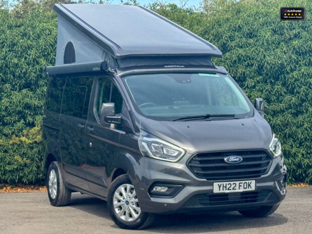 Ford Transit Custom Nugget Camper Auto Camera 4 Berth 4 Belts Kitchen Pop Top EURO 6 34