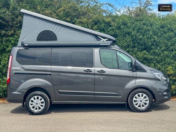 Ford Transit Custom Nugget Camper Auto Camera 4 Berth 4 Belts Kitchen Pop Top EURO 6 36