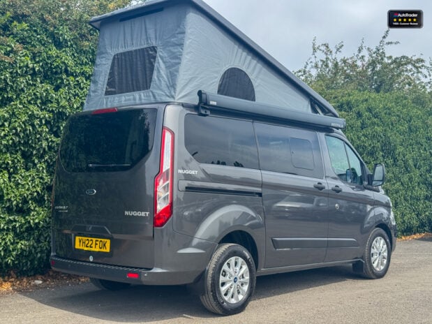 Ford Transit Custom Nugget Camper Auto Camera 4 Berth 4 Belts Kitchen Pop Top EURO 6 3