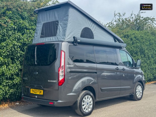 Ford Transit Custom Nugget Camper Auto Camera 4 Berth 4 Belts Kitchen Pop Top EURO 6 35