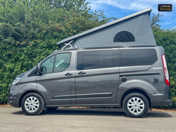 Ford Transit Custom Nugget Camper Auto Camera 4 Berth 4 Belts Kitchen Pop Top EURO 6 5