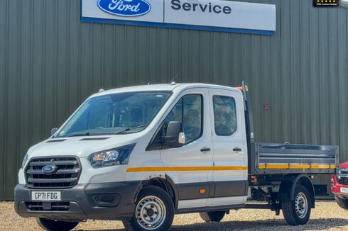 Ford Transit Tipper Crew Cab LWB L3 350 Tow Bar EURO 6