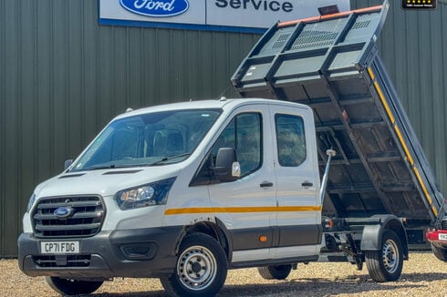 Ford Transit Tipper Crew Cab LWB L3 350 Tow Bar EURO 6