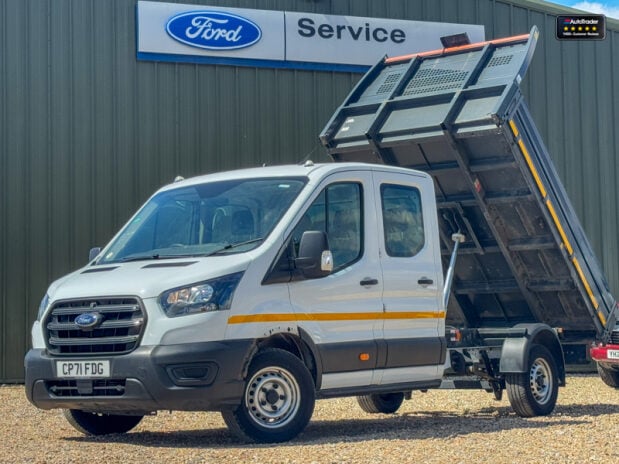 Ford Transit Tipper Crew Cab LWB L3 350 Tow Bar EURO 6 1