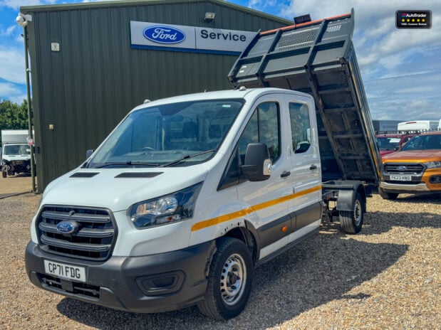 Ford Transit Tipper Crew Cab LWB L3 350 Tow Bar EURO 6 3