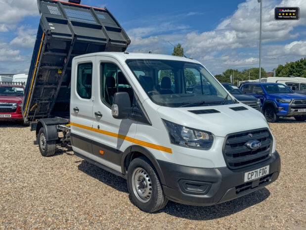 Ford Transit Tipper Crew Cab LWB L3 350 Tow Bar EURO 6 5