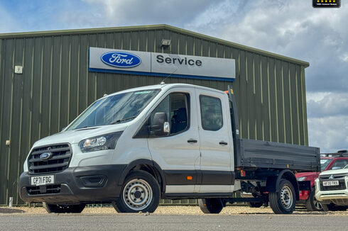 Ford Transit Tipper Crew [SOLD CR] Cab LWB L3 350 Tow Bar EURO 6