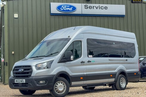 Ford Transit Minibus XLWB L4H3 High Roof 460 Trend Ecoblue Air Con EURO 6