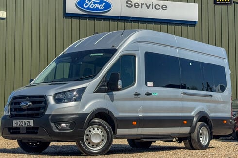 Ford Transit Minibus XLWB L4H3 High Roof 460 Trend Ecoblue Air Con EURO 6