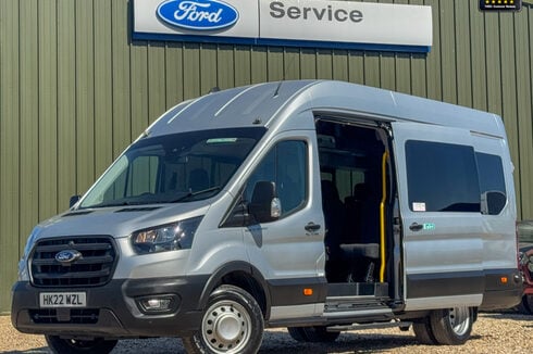 Ford Transit Minibus XLWB L4H3 High Roof 460 Trend Ecoblue Air Con EURO 6