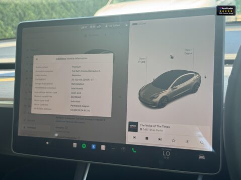 Tesla Model 3 (Sold) (Dual Motor) Performance Saloon 4dr Electric Auto 4WDE (Performance 26