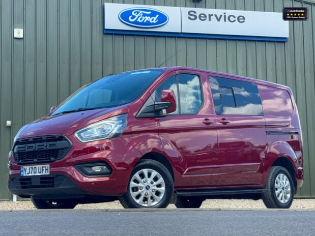 Ford Transit Custom Crew Cab SWB L1H1 300 Limited Alloys Air Con Cruise EURO 6 NO VAT 2