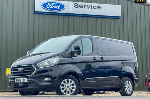 Ford Transit Custom Crew Cab AUTO SWB L1H1 320 Limited Air Con Cam Sensors EURO 6 NO VAT