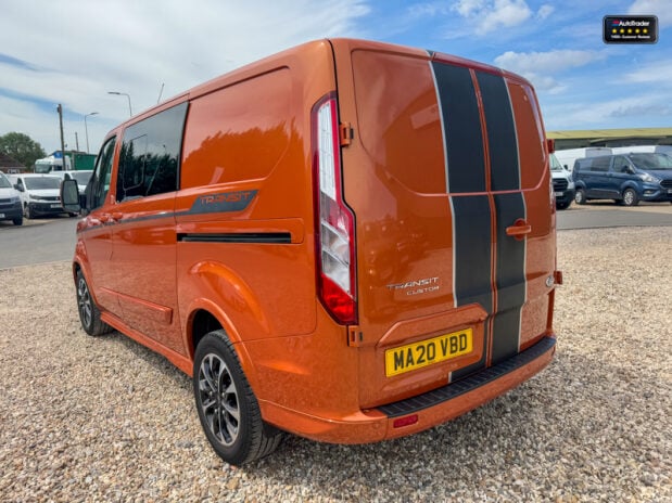 Ford Transit Custom Crew Cab [SOLD MT] SWB L1H1 Low Roof 320 Sport Air Con Sensors EURO 6 NO VA 11