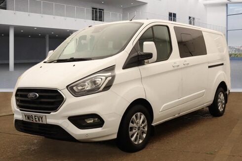 Ford Transit Custom Crew Cab AUTO LWB L2H1 320 Limited Air Con Alloys Sensors EURO 6