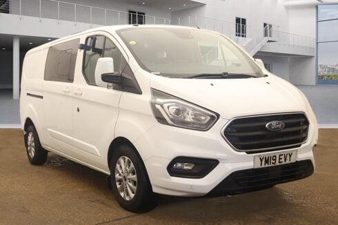 Ford Transit Custom Crew Cab AUTO LWB L2H1 320 Limited Air Con Alloys Sensors EURO 6