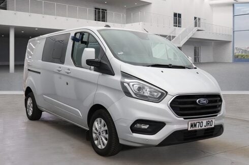 Ford Transit Custom Crew Cab AUTO LWB L2H1 320 Limited Air Con Sensors EURO 6 NO VAT