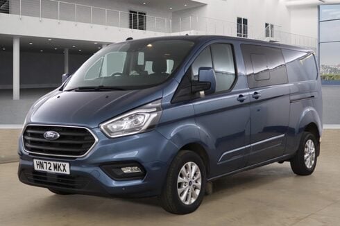 Ford Transit Custom Crew Cab AUTO LWB L2H1 320 Limited Air Con Cam Sensors EURO 6