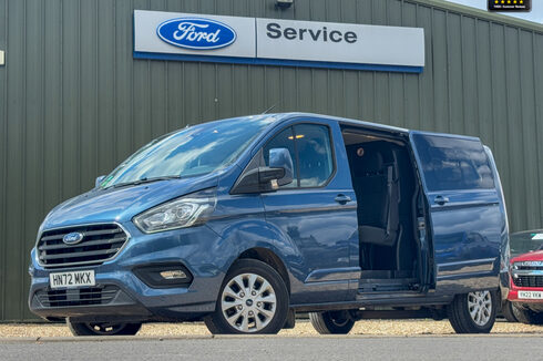 Ford Transit Custom Crew Cab AUTO LWB L2H1 320 Limited Air Con Cam Sensors EURO 6