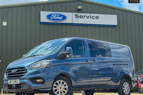 Ford Transit Custom Crew Cab AUTO LWB L2H1 320 Limited Air Con Cam Sensors EURO 6