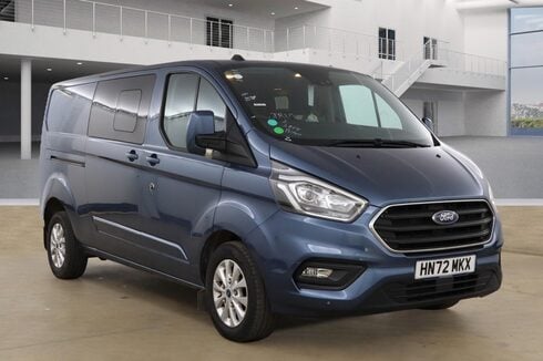 Ford Transit Custom Crew Cab AUTO LWB L2H1 320 Limited Air Con Cam Sensors EURO 6