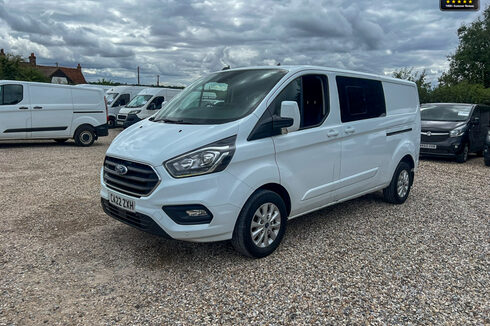 Ford Transit Custom Crew Cab LWB L2H1 320 Limited Air Con Alloys Cruise EURO 6 NO VAT