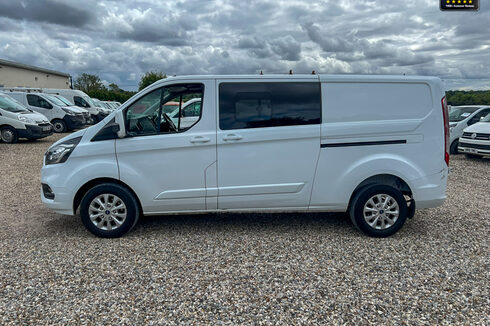 Ford Transit Custom Crew Cab LWB L2H1 320 Limited Air Con Alloys Cruise EURO 6 NO VAT