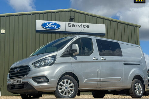 Ford Transit Custom Crew Cab LWB L2H1 320 Limited Air Con Alloys Cruise EURO 6