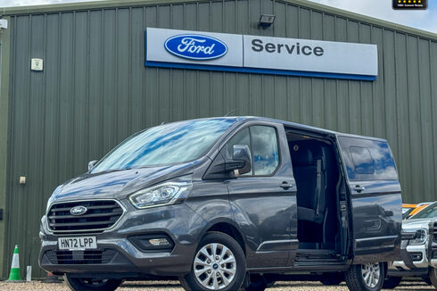 Ford Transit Custom Crew Cab SWB AUTO L1H1 320 Limited Air Con Alloys Cam Nav SELECT