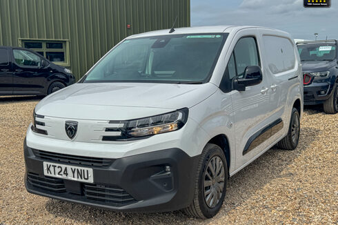 Peugeot Partner LWB L2H1 Bluehdi Asphalt Air Con Cruise Nav EURO 6
