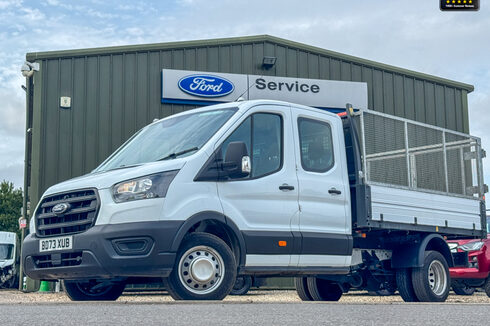 Ford Transit Tipper Crew Cab LWB L3 350 Leader Air Con Sensors EURO 6