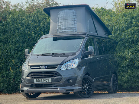 Ford Transit Custom Camper Conversion by Dubtricks|Sink|Solar|6 Belt|4 Berth