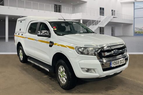 Ford Ranger XLT Crew Cab 4X4 Alloys Air Con Camera Sensors Tow Bar EURO 6 NO VAT