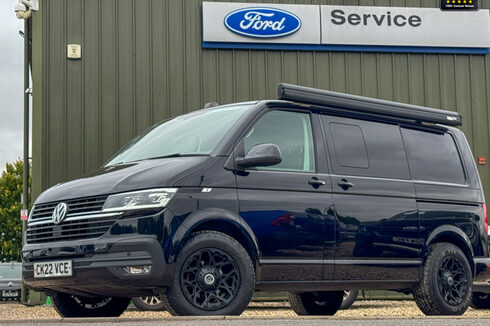 Volkswagen Transporter Crew Cab SWB L1H1 T30 Tdi Kombi Highline 150BHP 6 Speed Awning Blinds Alloy